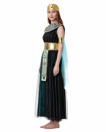 Egyptian-Style Costume with Gold Details