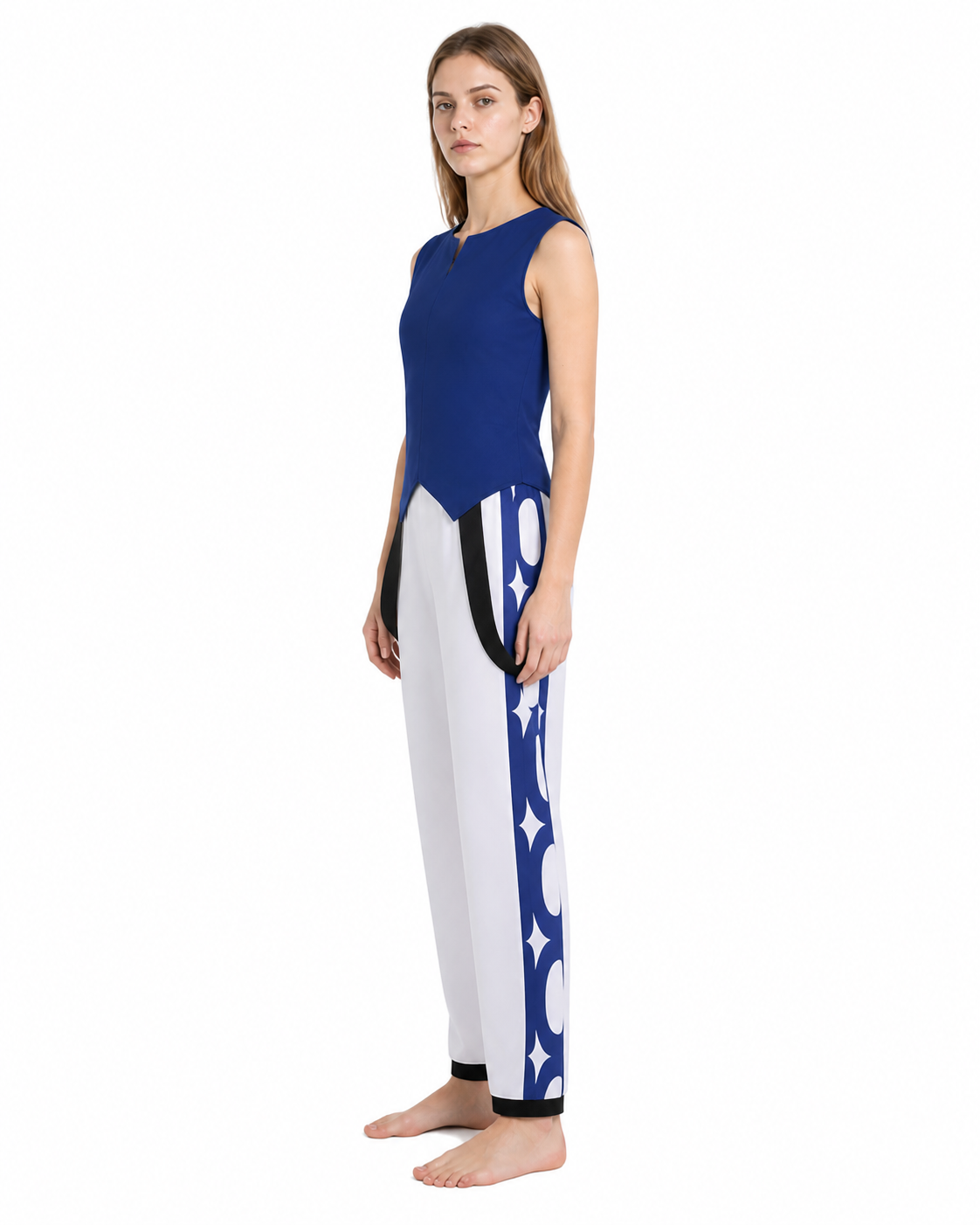 Rimuru Sleeveless Zip-Up Cosplay Costume side view