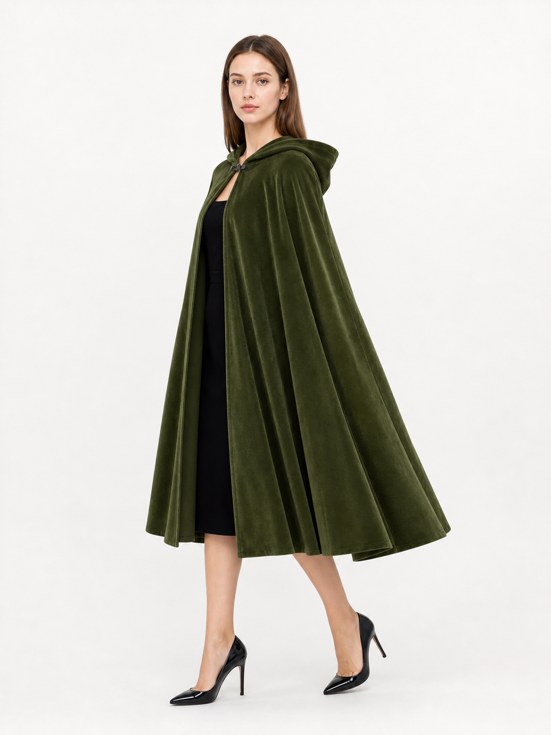 Green Hooded Carnival Cloak, Theatrical