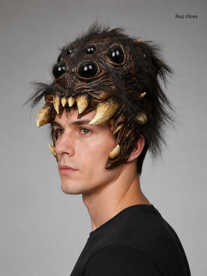 Halloween Spider Carnival Headpiece side view