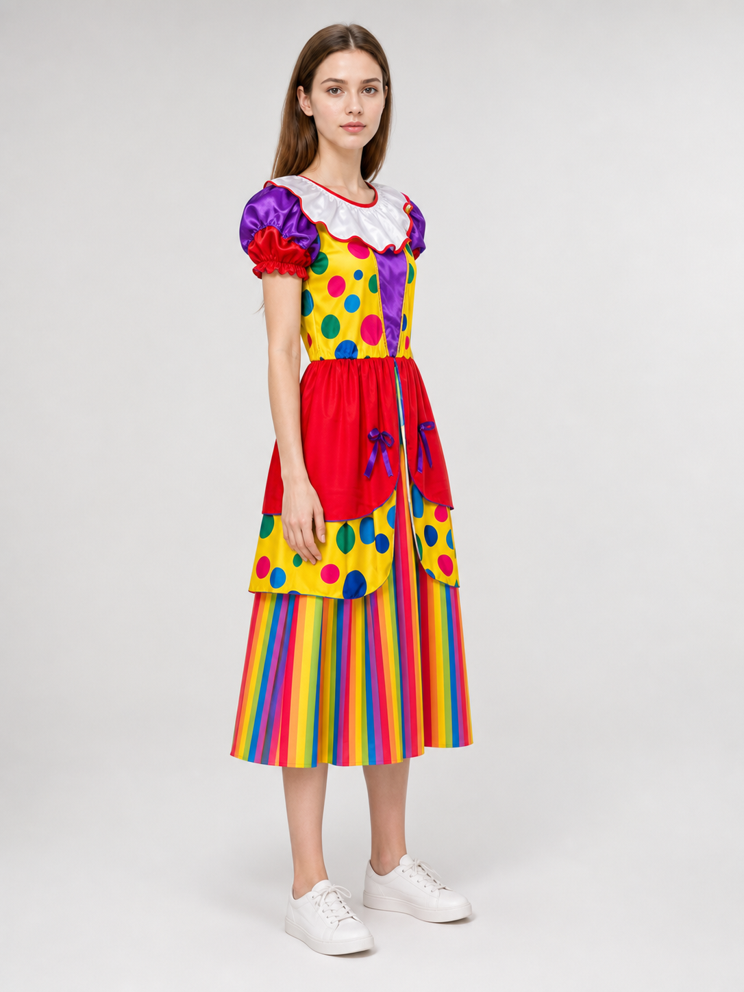 Carnival Clown Costume Dress for Performances
