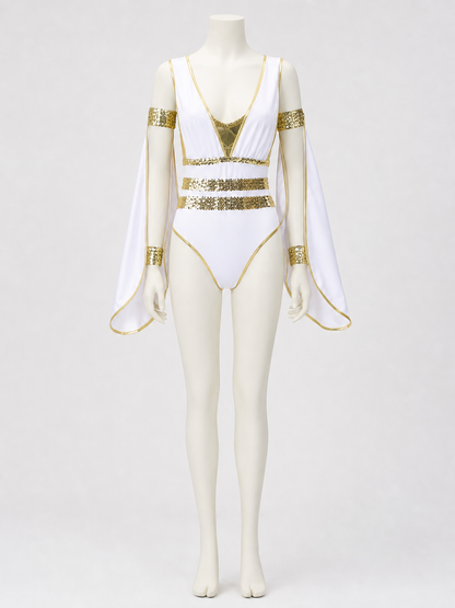 Egyptian Costume with Gold Decor and Draping
