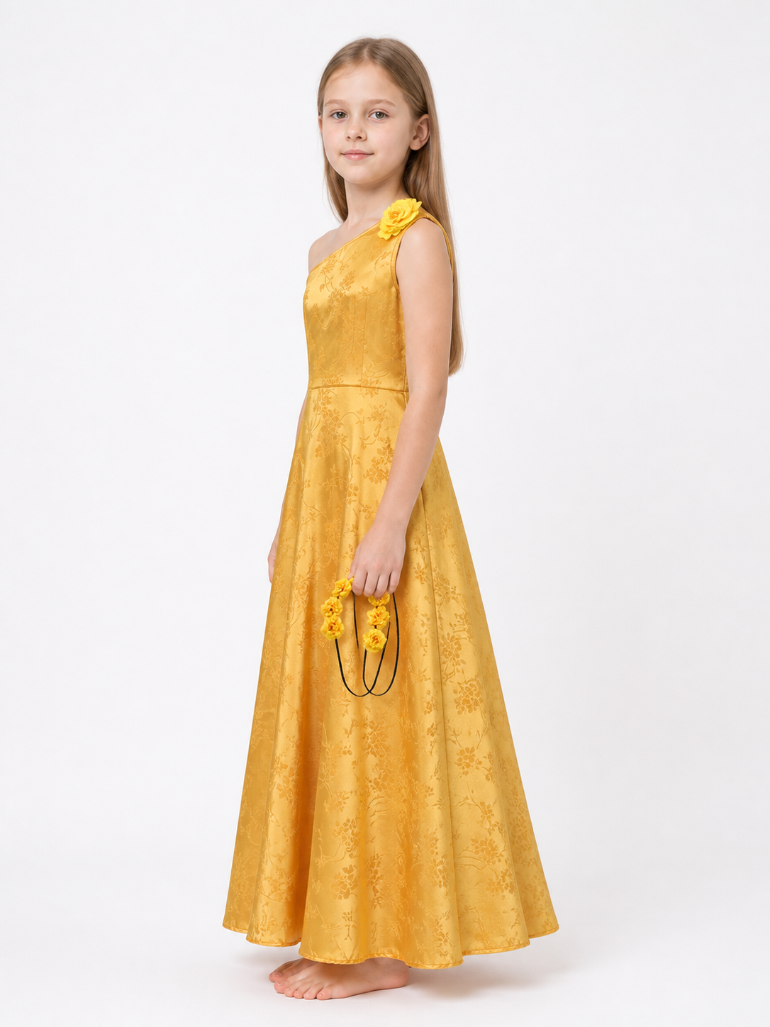 Judy from Zootopia Cosplay Dress, Gold side view