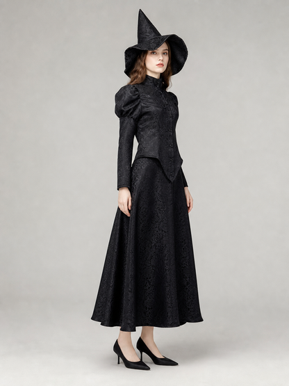 Evil Witch Cosplay Costume with Hat