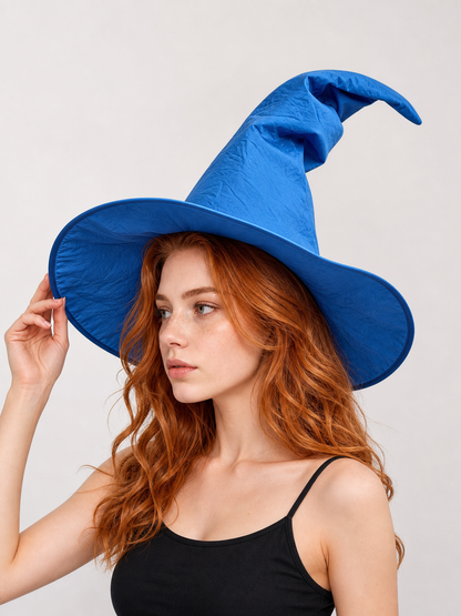 Blue Witch Hat for Halloween