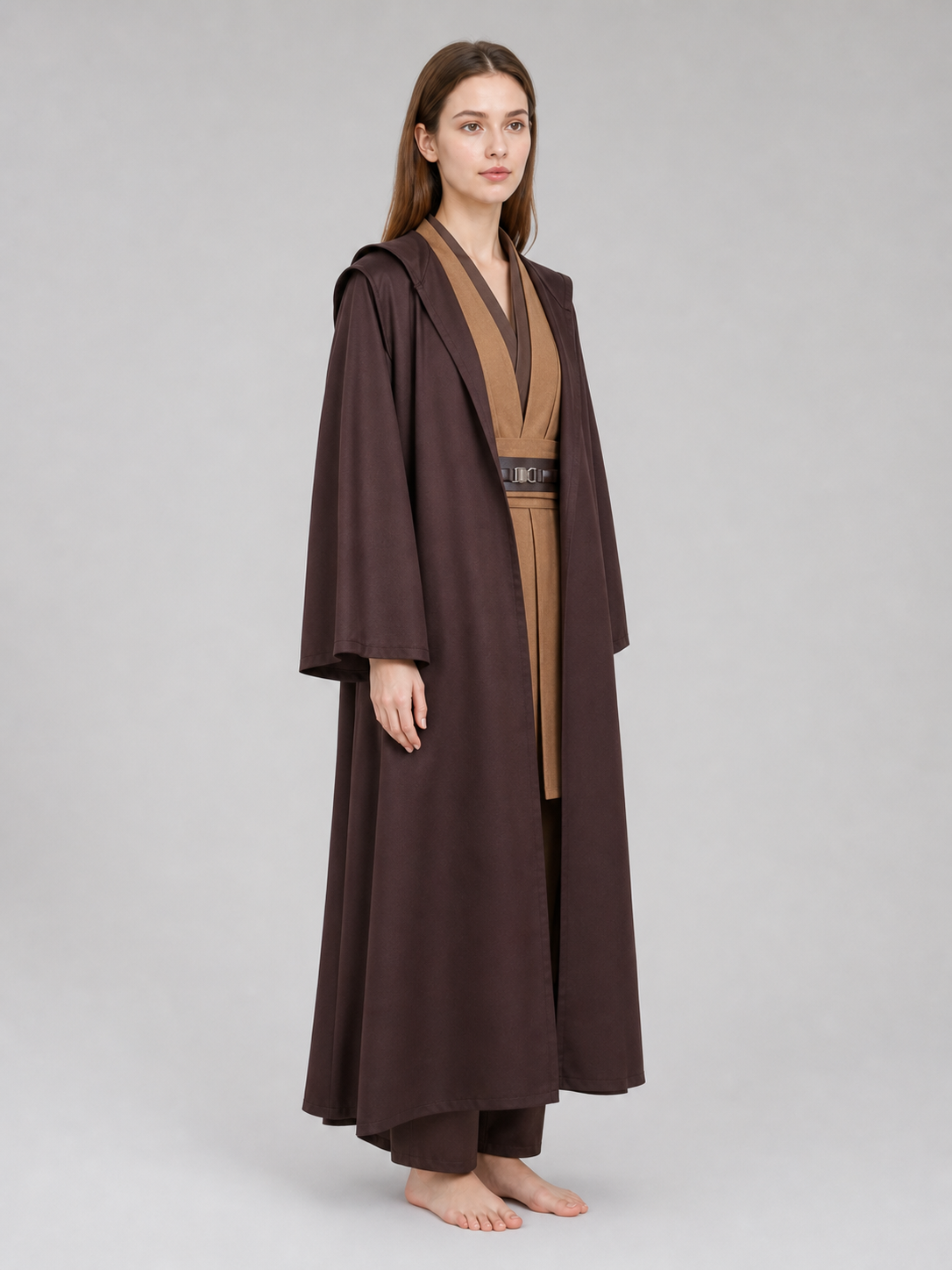 Obi-Wan Kenobi Cosplay Costume, Jedi Outfit Set