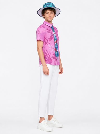 Nick Wilde Cosplay Costume, Shirt, Pants, Hat side view