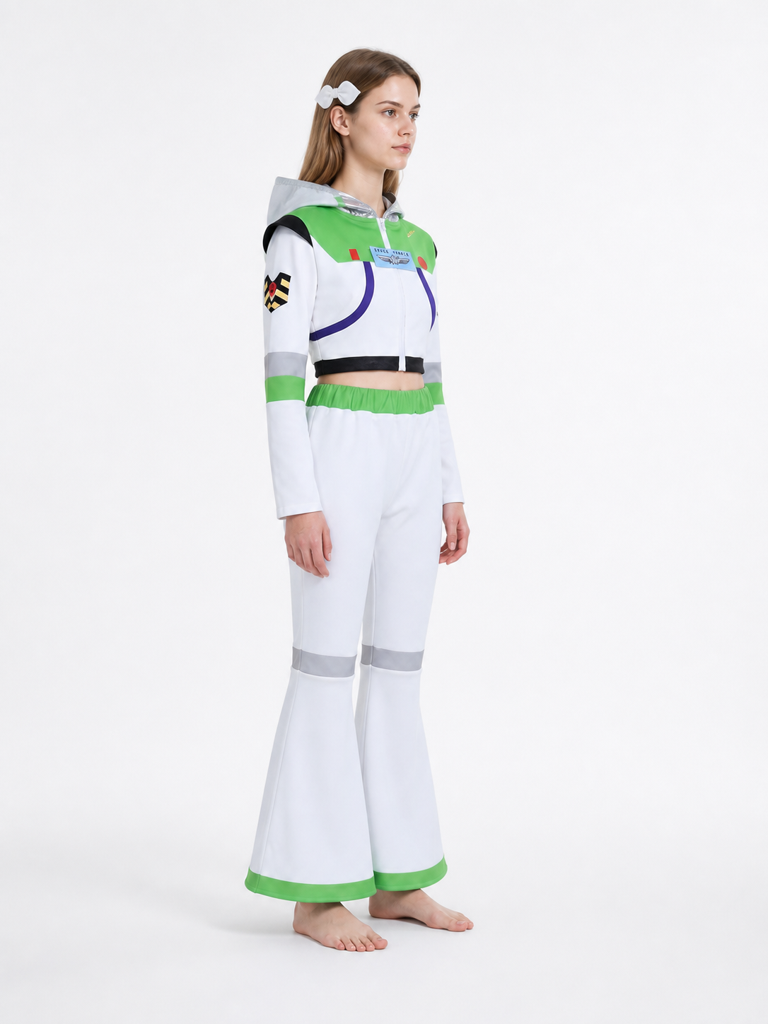 Buzz Lightyear Cosplay Costume with Jacket and Pants side view