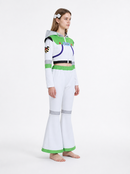 Buzz Lightyear Cosplay Costume with Jacket and Pants side view