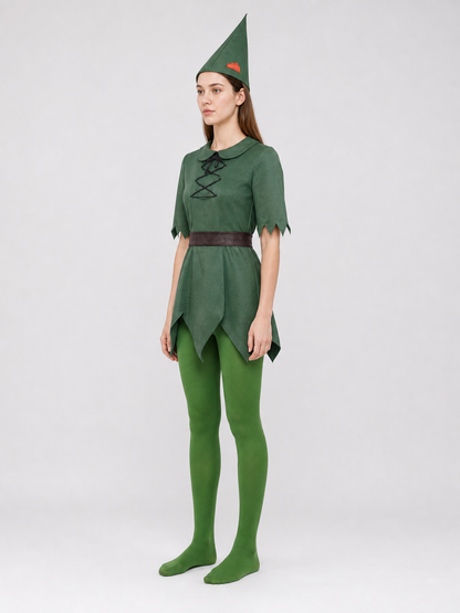 Peter Pan Cosplay Costume: Green Set