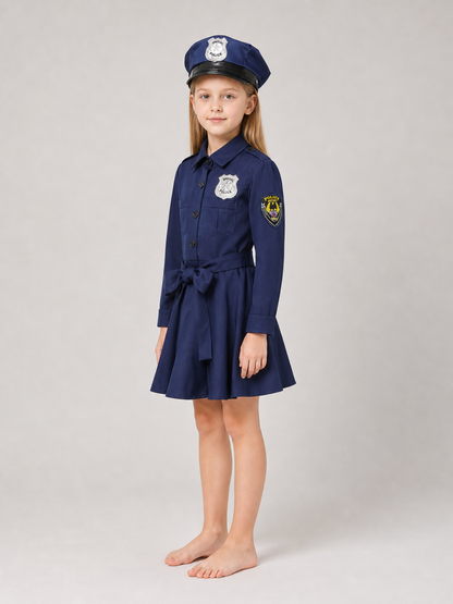 Police-Style Costume with Cap