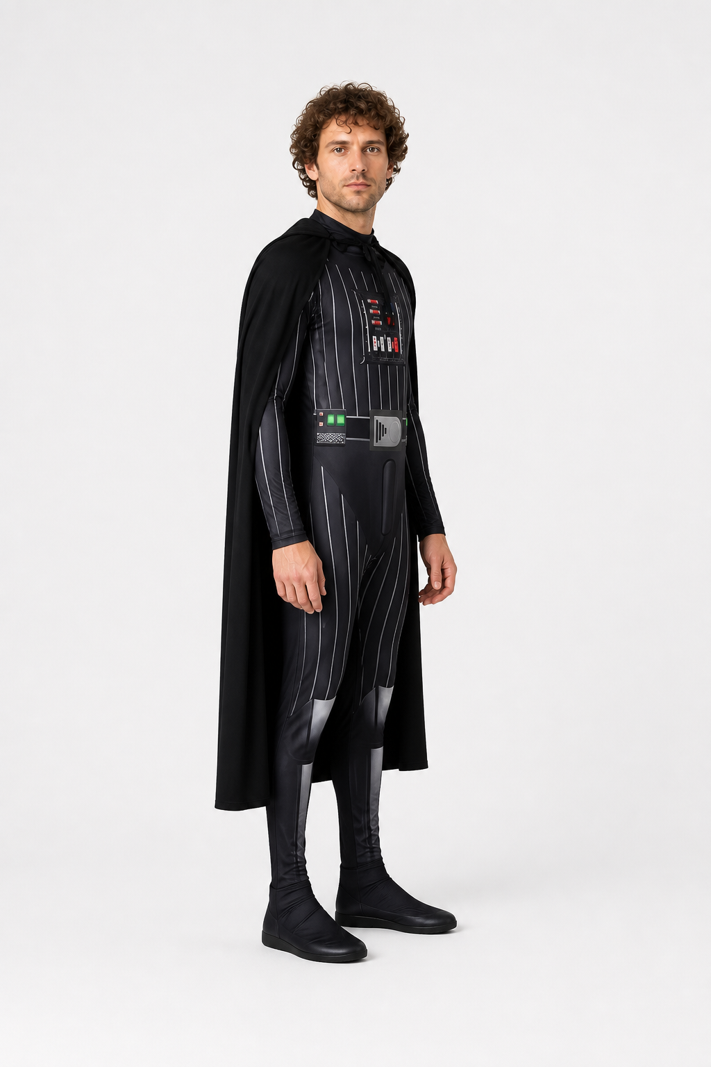 Darth Vader Costume with Cape side view 2