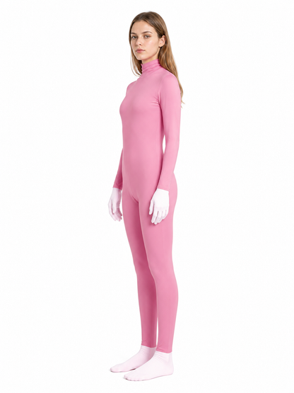 Pink One-Piece Deer Costume with Branching Antlers