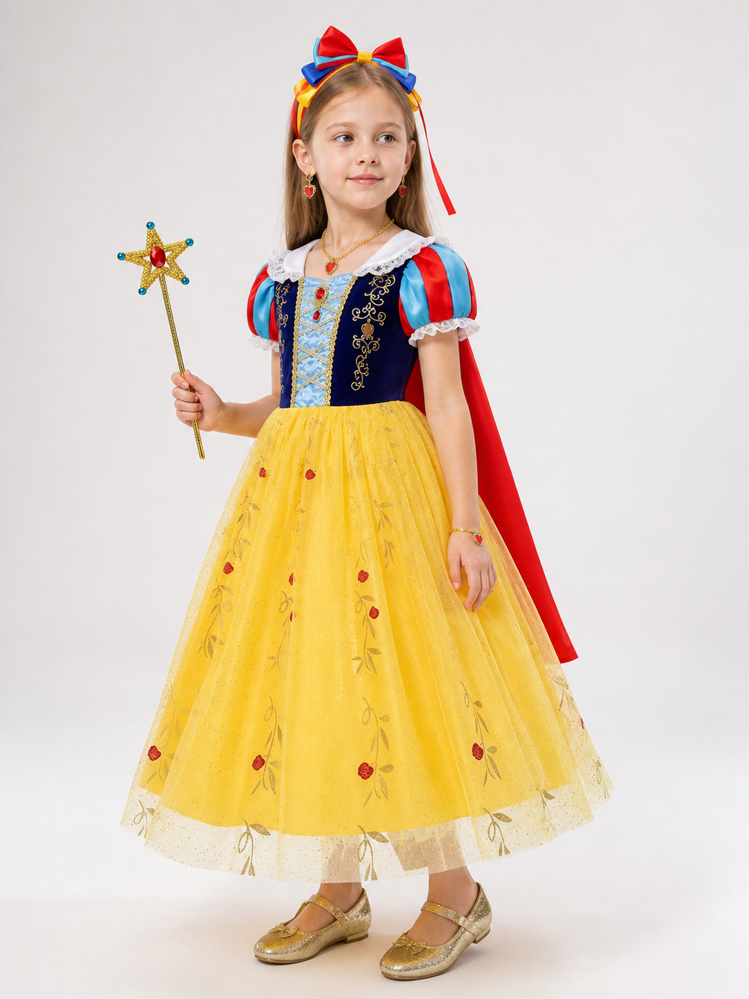 Halloween Princess Costume with Cape