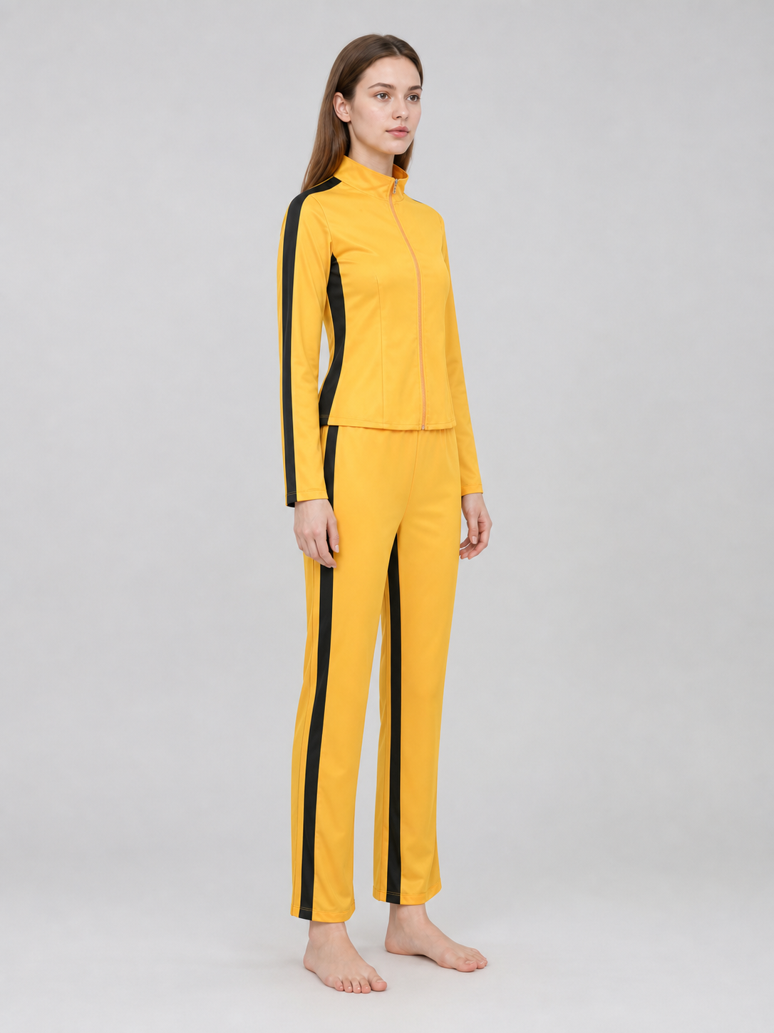 Yellow-and-Black Cosplay Tracksuit