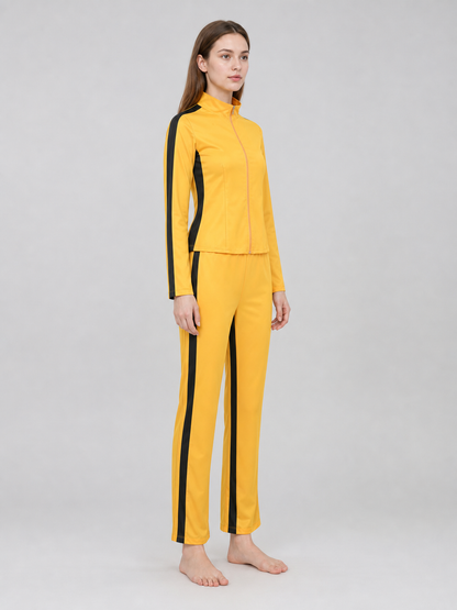 Yellow-and-Black Cosplay Tracksuit