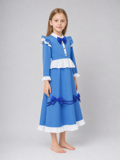 Poppy Cosplay Dress with Ruffles and Bows
