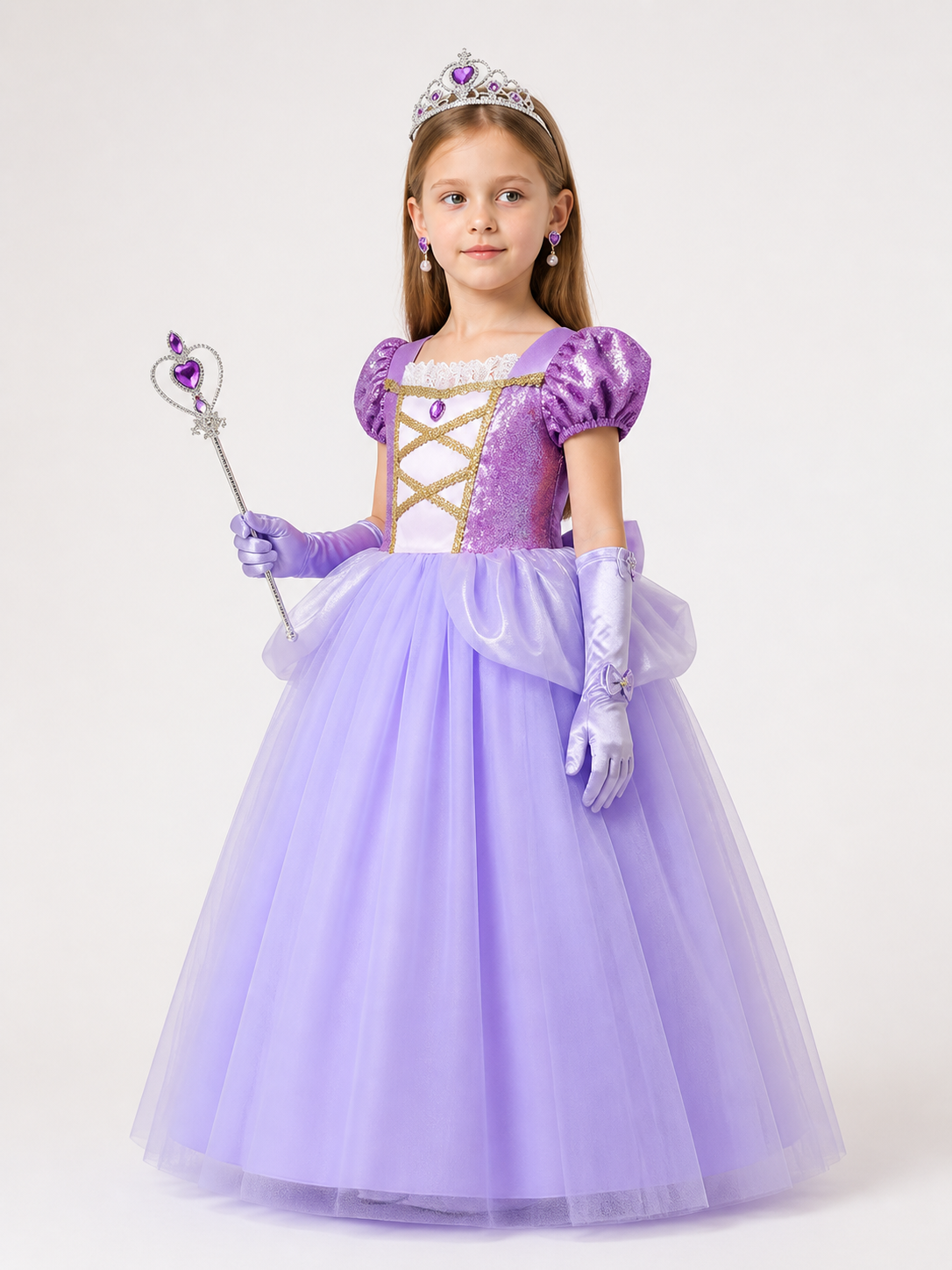Princess Costume for Halloween and Cosplay side view