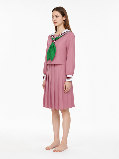 Cosplay Dress with Sailor Collar side view