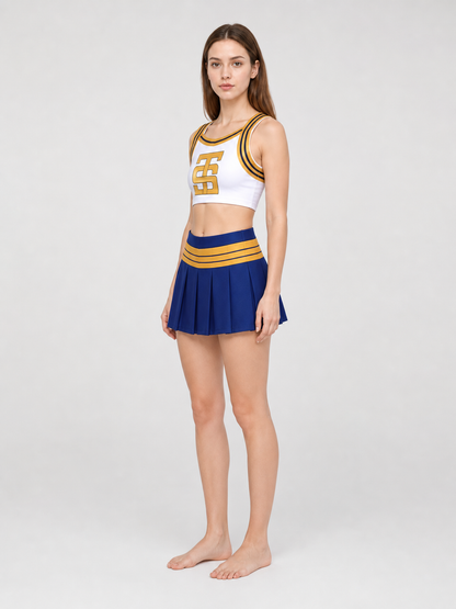 Taylor Swift Cheerleader Cosplay Costume with Bow