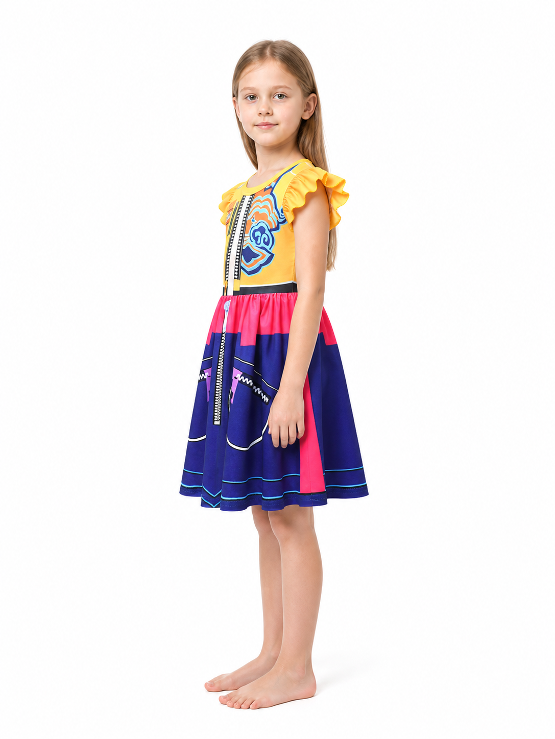 Printed Halloween Costume Dress