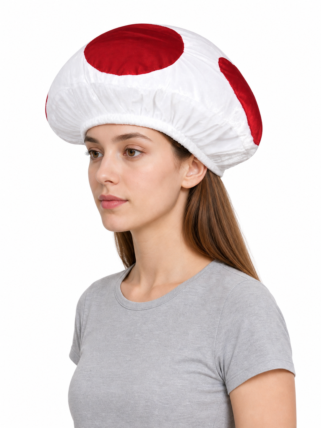 Red and White Mushroom Costume Hat