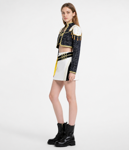 Stage Costume with Short Jacket and Skirt side view