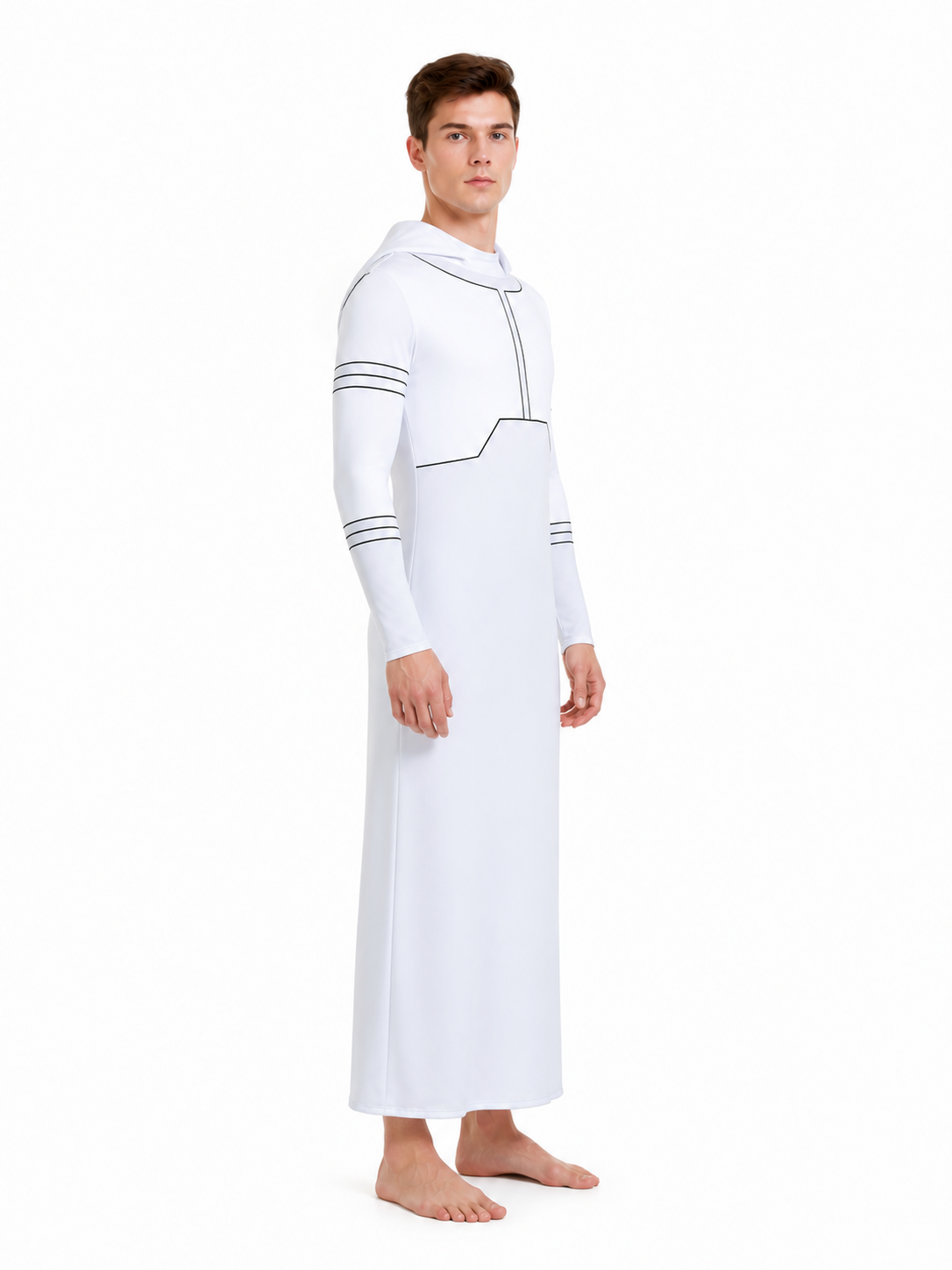 Mark Grayson Cosplay Jumpsuit, White side view