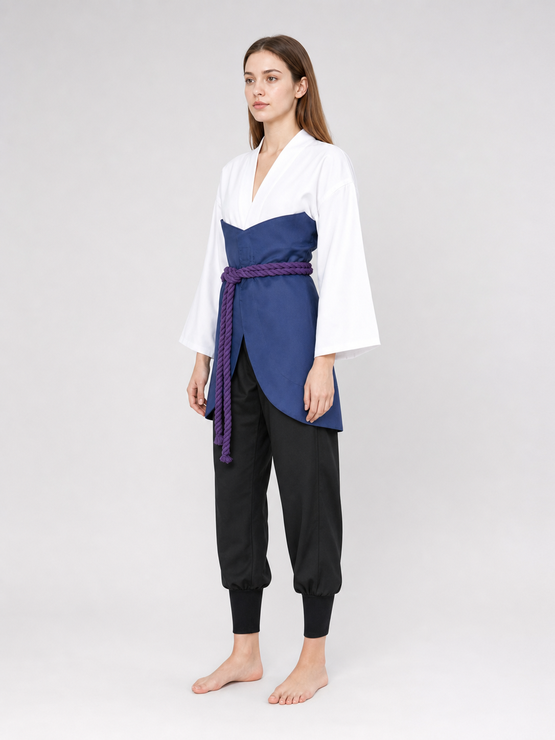 Sasuke Uchiha Cosplay Costume with Belt