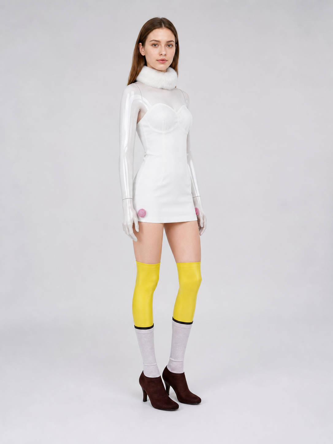 Aries Cosplay Costume from Fairy Tail with Dress