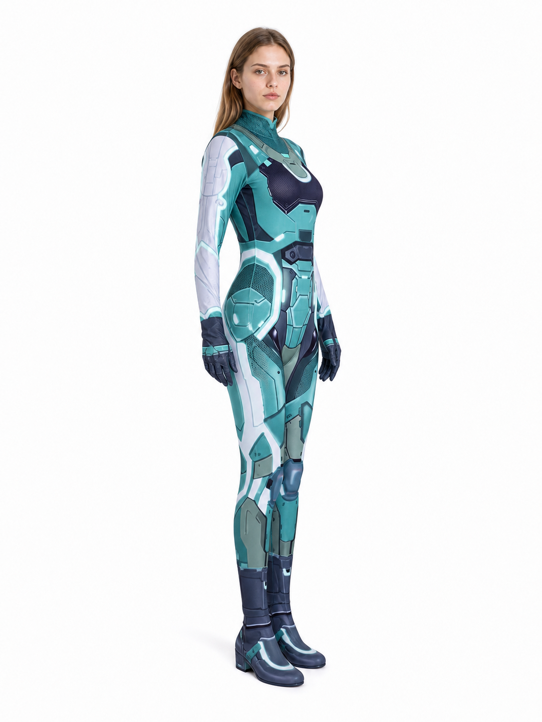 Zoe Cosplay Jumpsuit from Split Fiction side view