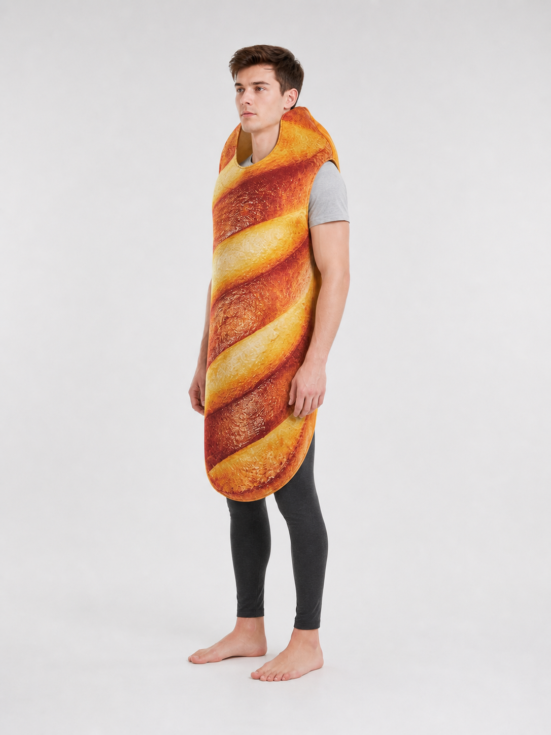 Bread Costume with Hood for Themed Parties