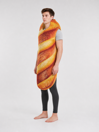 Bread Costume with Hood for Themed Parties