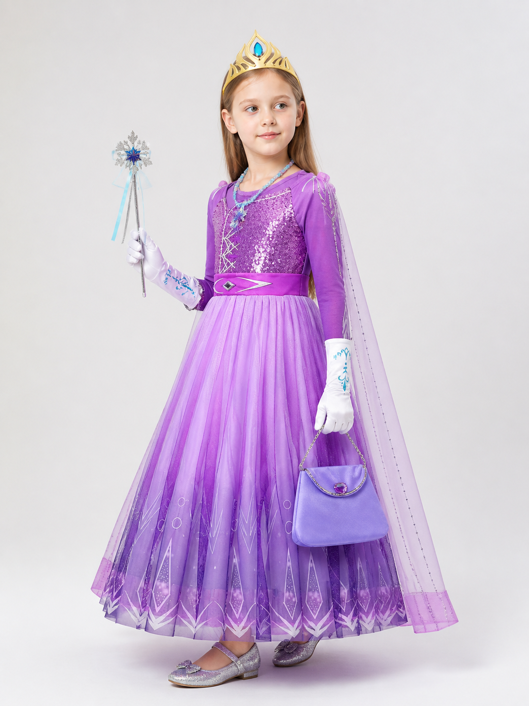 Purple Princess Halloween Costume side view