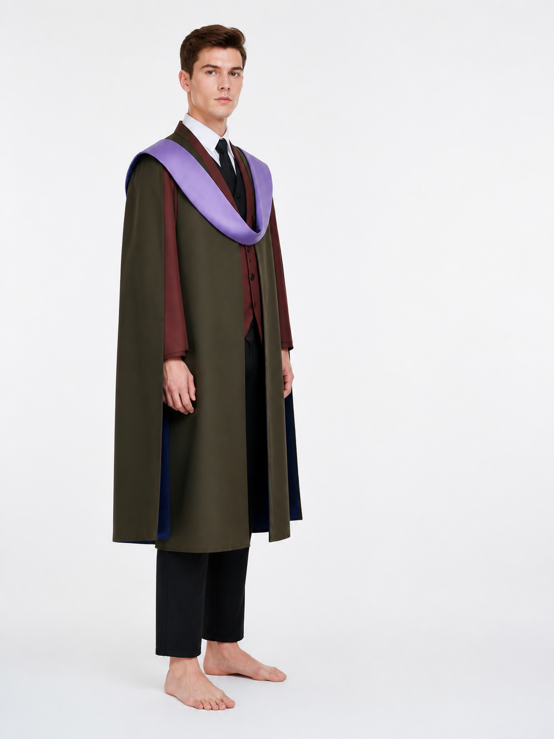 Professor Quirrell Costume from Harry Potter side view