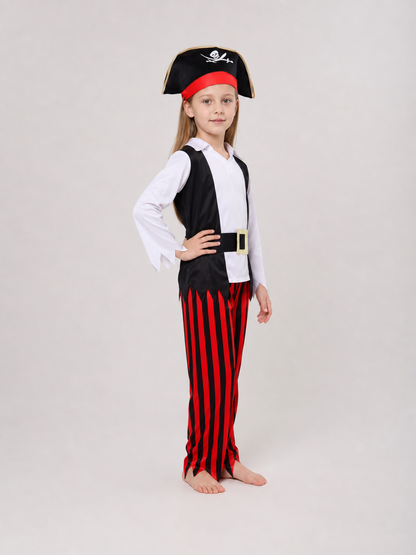 Children's Pirate Costume with Hat