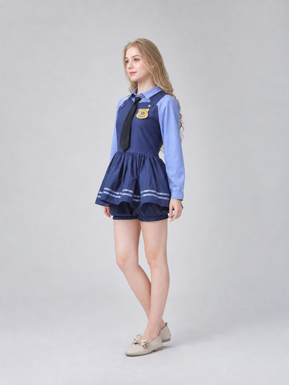 Judy Police Officer Costume with Skirt