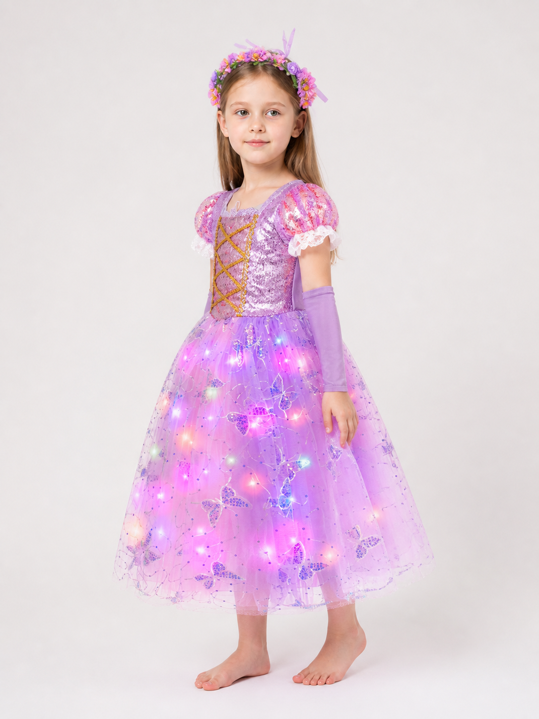 Light-Up Princess Costume for Halloween