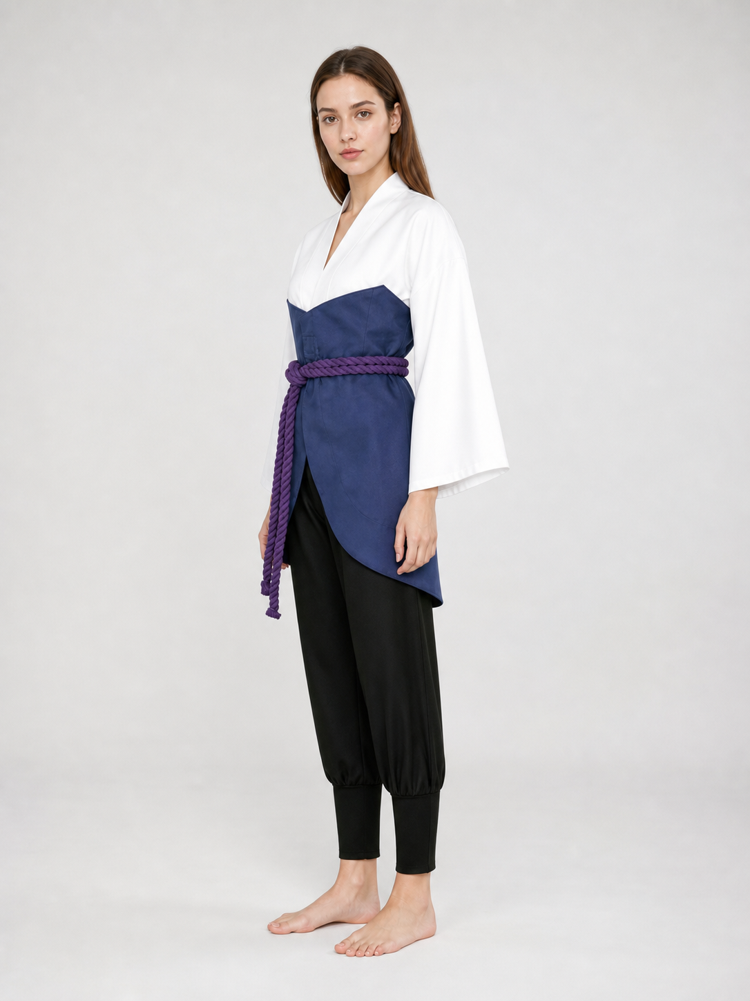 Sasuke Cosplay Costume: Jacket, Pants, and Accessories