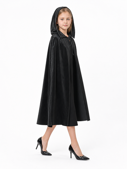Black Hooded Costume Cape, Cosplay