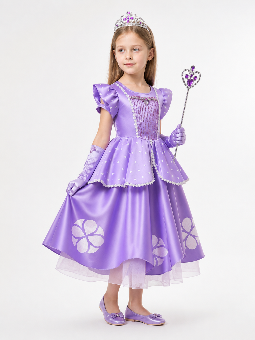 Purple Princess Carnival Costume for Halloween