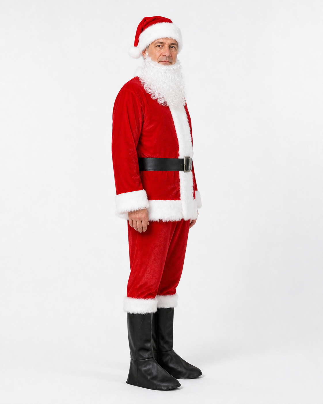 Christmas Carnival Costume, 6 Pieces side view