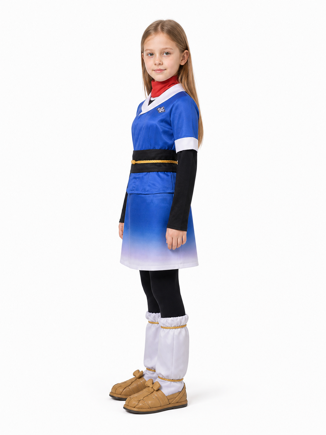 Pokémon Legends: Arceus Cosplay Costume with Belt side view