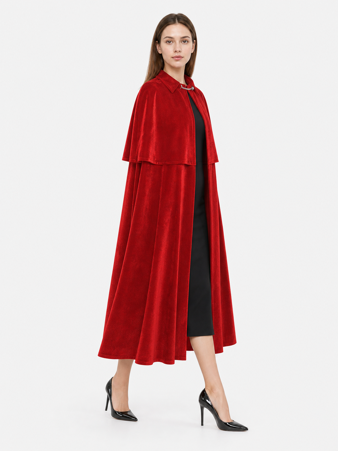 Red Vampire Costume Cape for Halloween