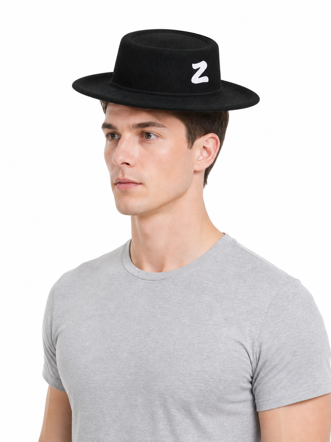 Black Carnival Hat in Zorro Style