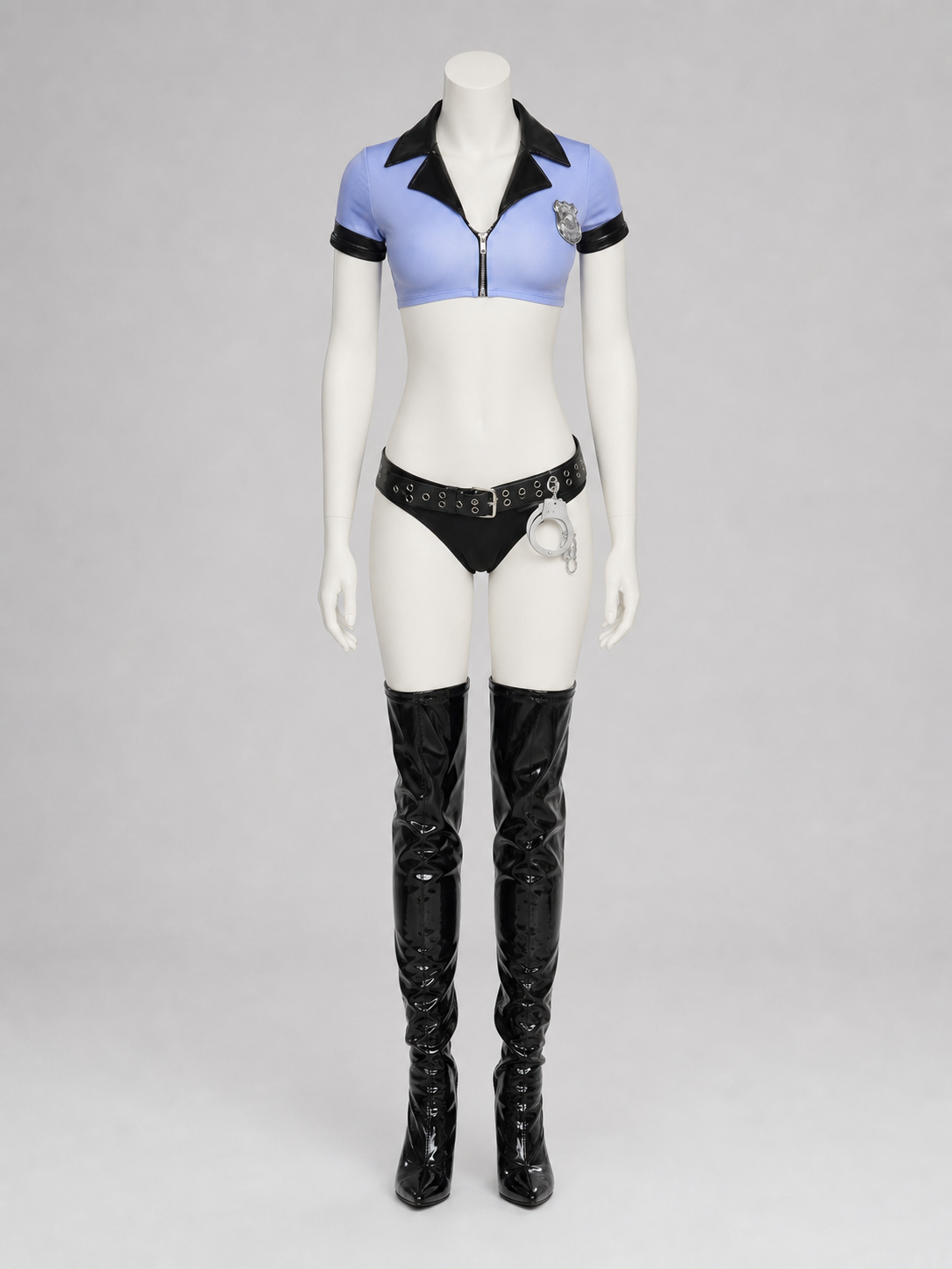 Police-Style Costume with Shorts