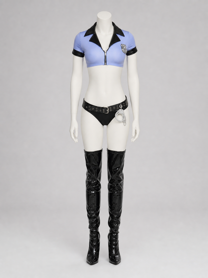 Police-Style Costume with Shorts