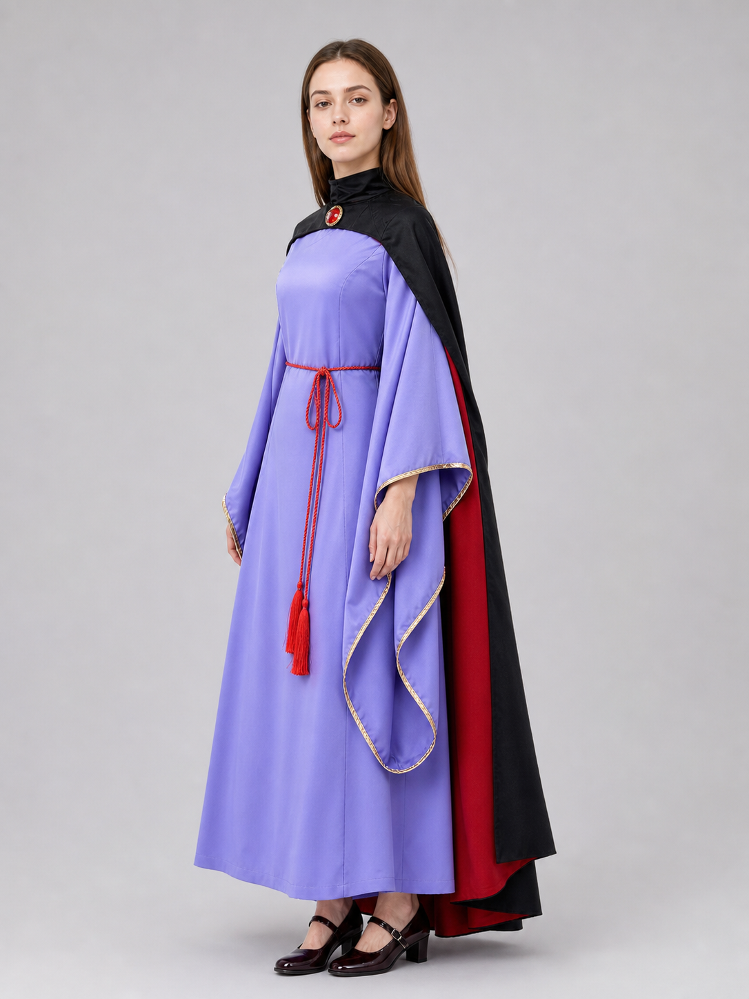 Queen Costume: Dress, Cloak, Crown