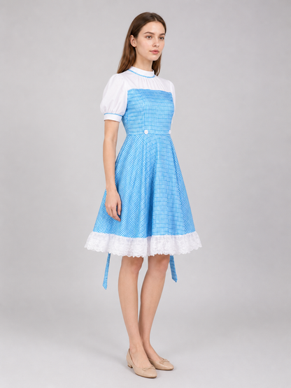 Dorothy Plaid Dress for Cosplay and Stage