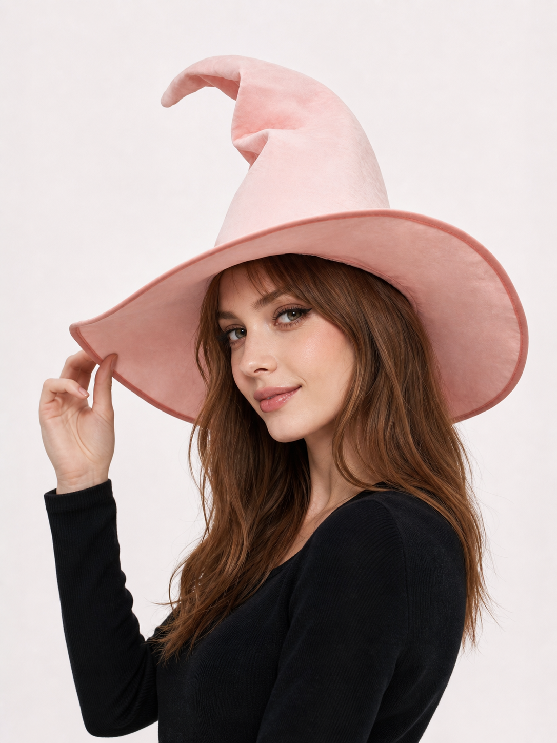 Light Pink Witch Costume Hat